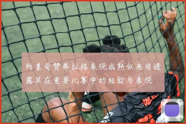 约基奇赞弗拉格表现成熟似老将透露其在重要比赛中的经验与表现